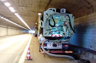 Saugbagger Hanau - Tunnelbau